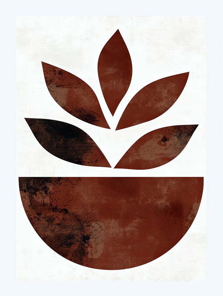 Flower In A Bowl, Minimalist