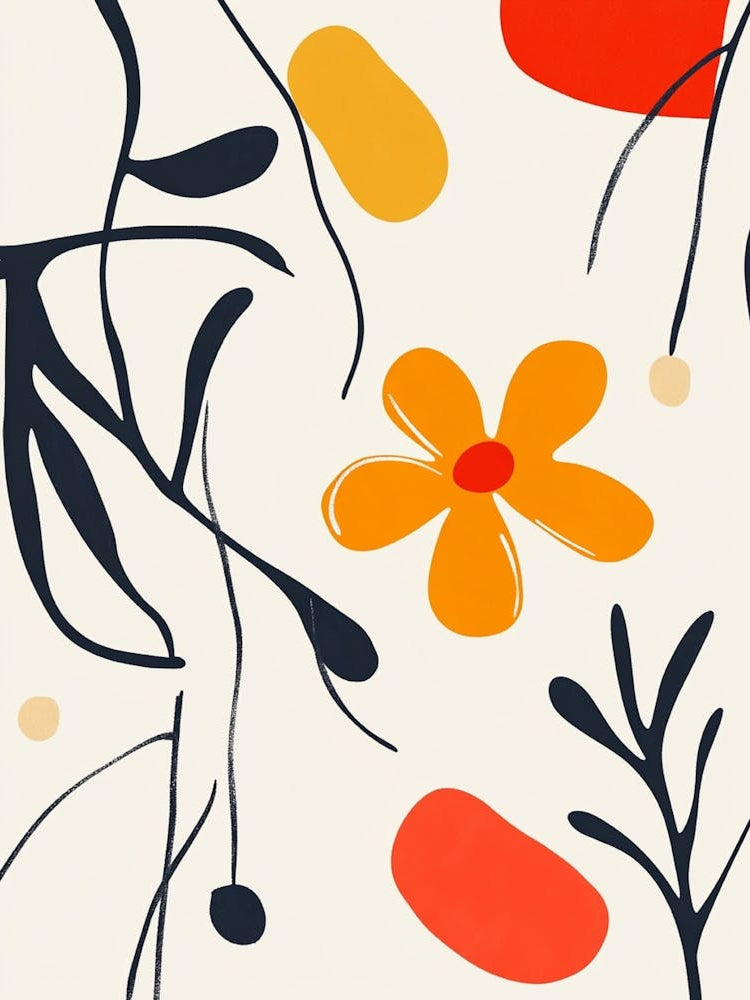 Abstract Floral Pattern 4