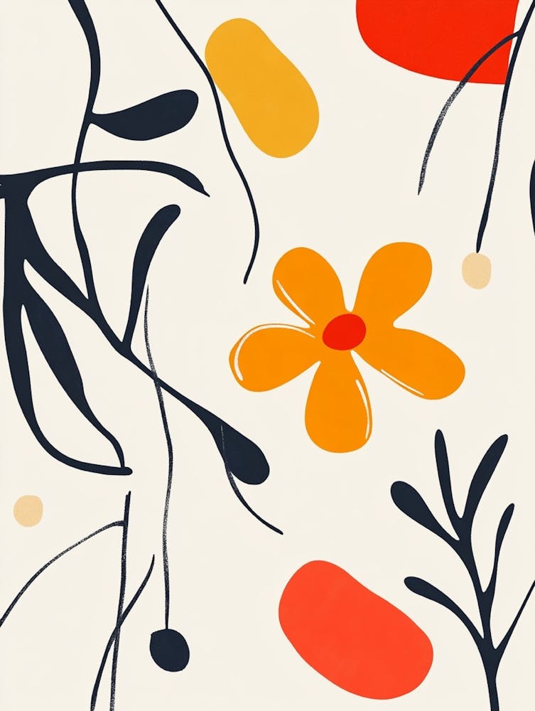 Abstract Floral Pattern 4