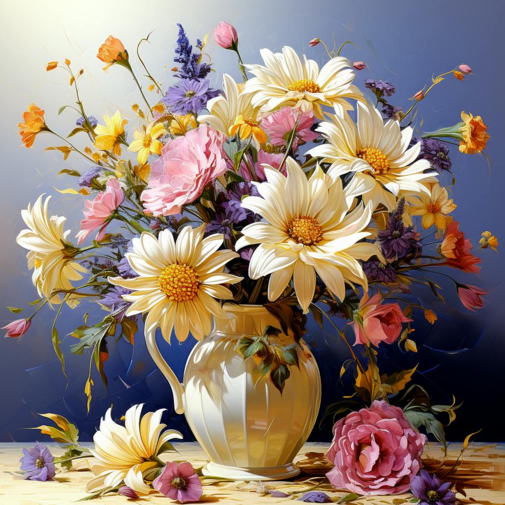 Art In Bloom Modern Vase, Contemporary Style