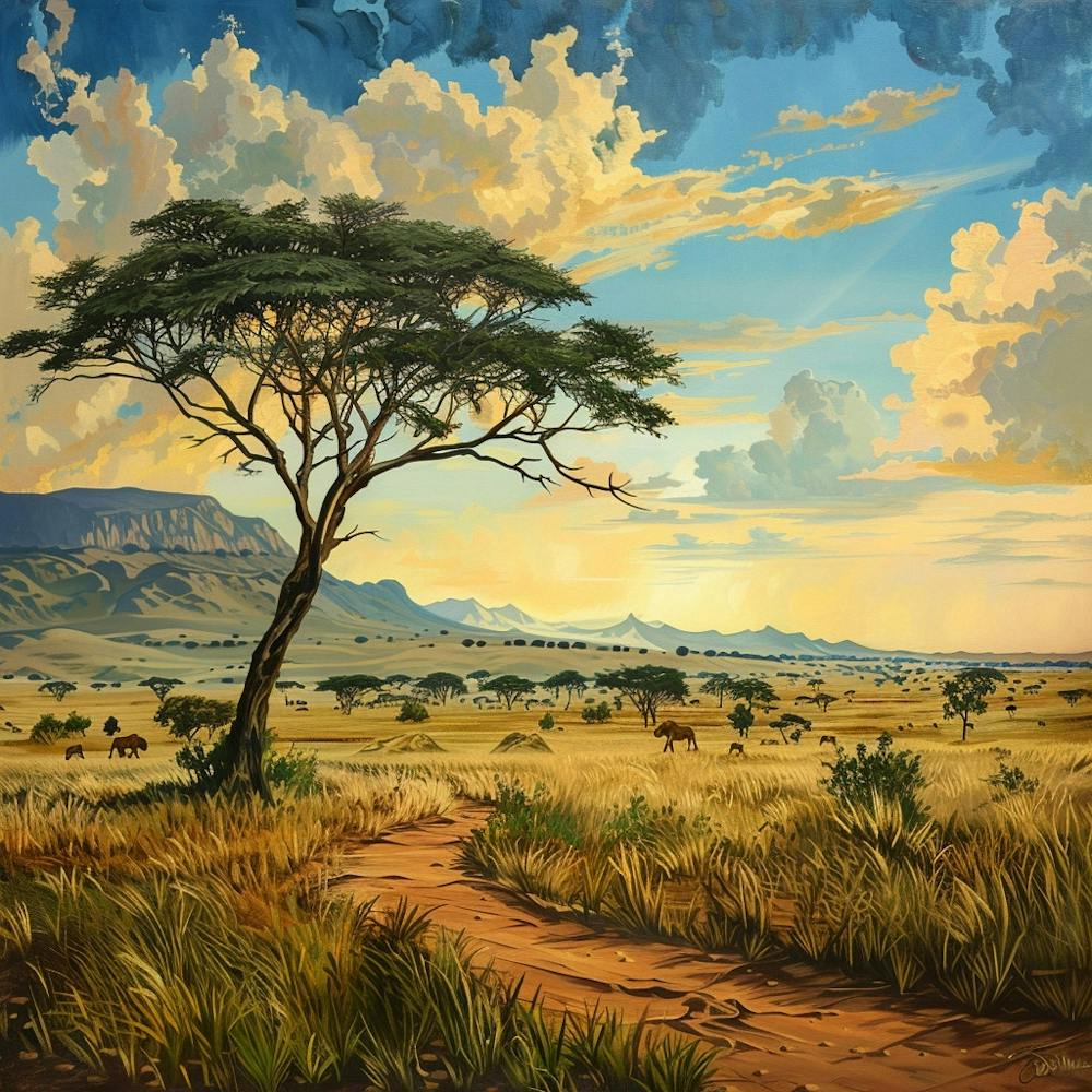 Sunset In The Savannah 5