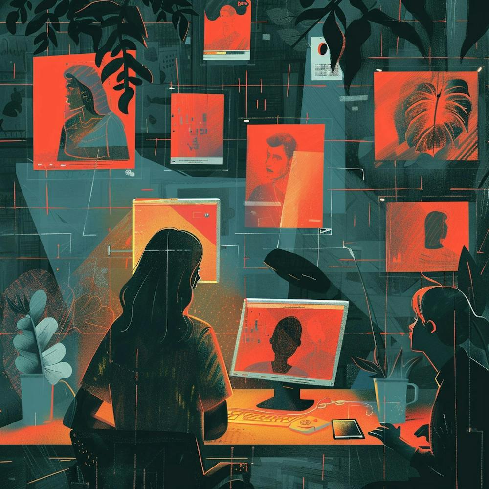 People On A Computer