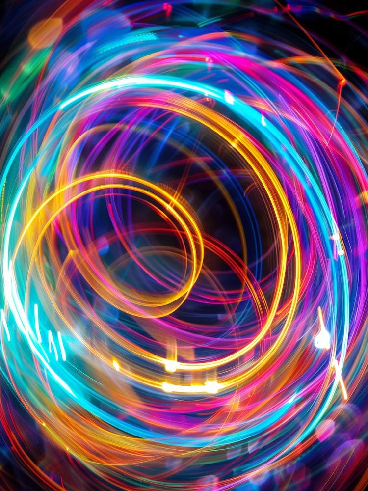 Abstract Colorful Light