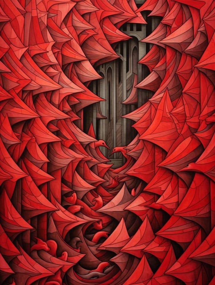 Tessellation Exploration Geometric Illustration 4