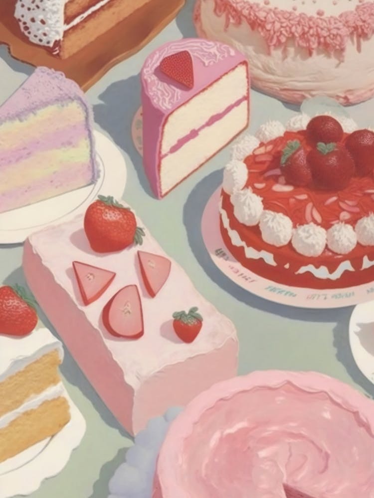 Strawberry Cake Party