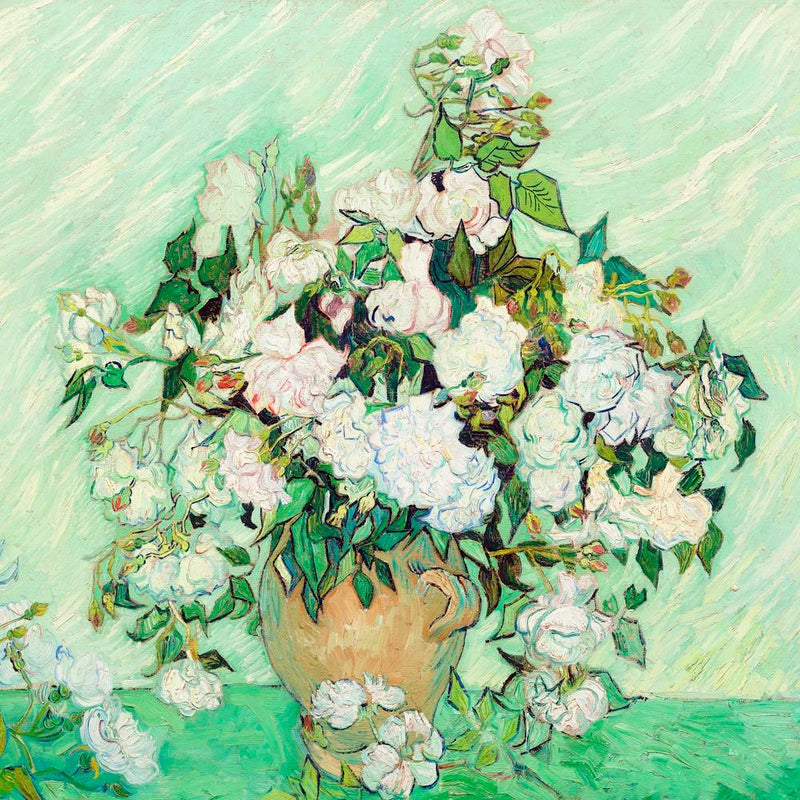 Vincent Van Gogh , Roses, 1890