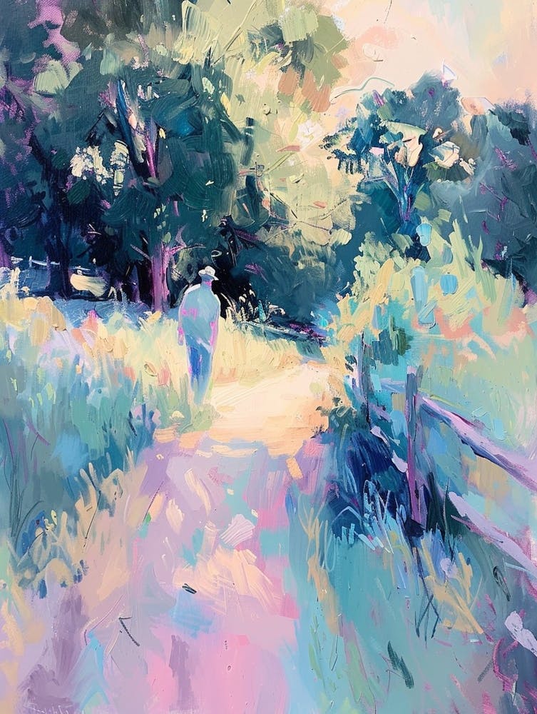 Memorial Museum Austin Texas Oil Painting 2