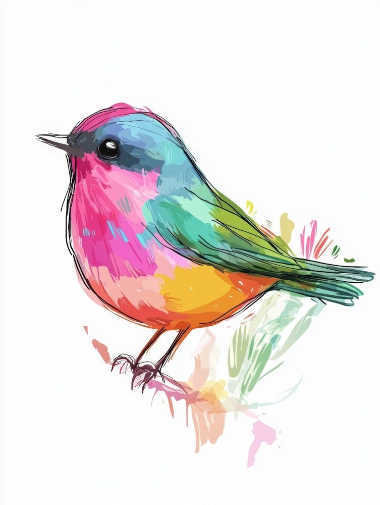 Colorful Bird 16