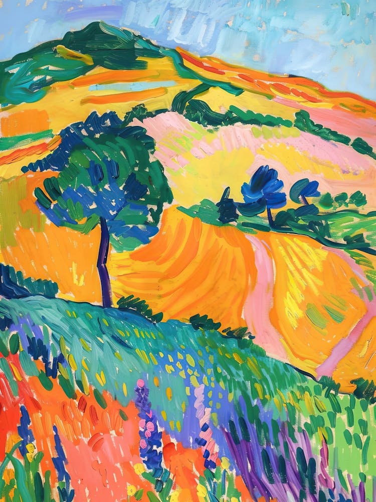 Vibrant French Landscape