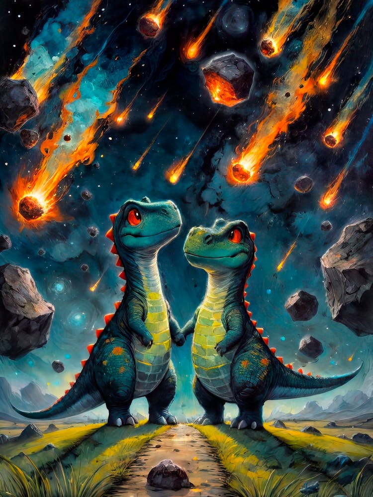 Dinosaurs In Space