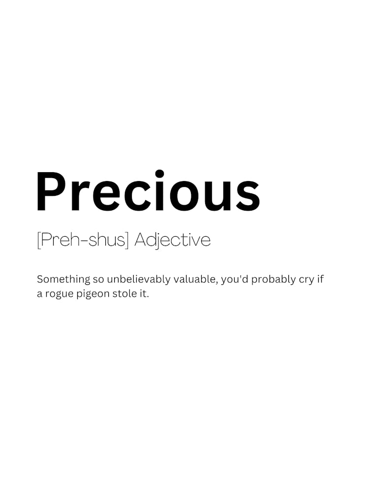 Precious Definition Meaning 1