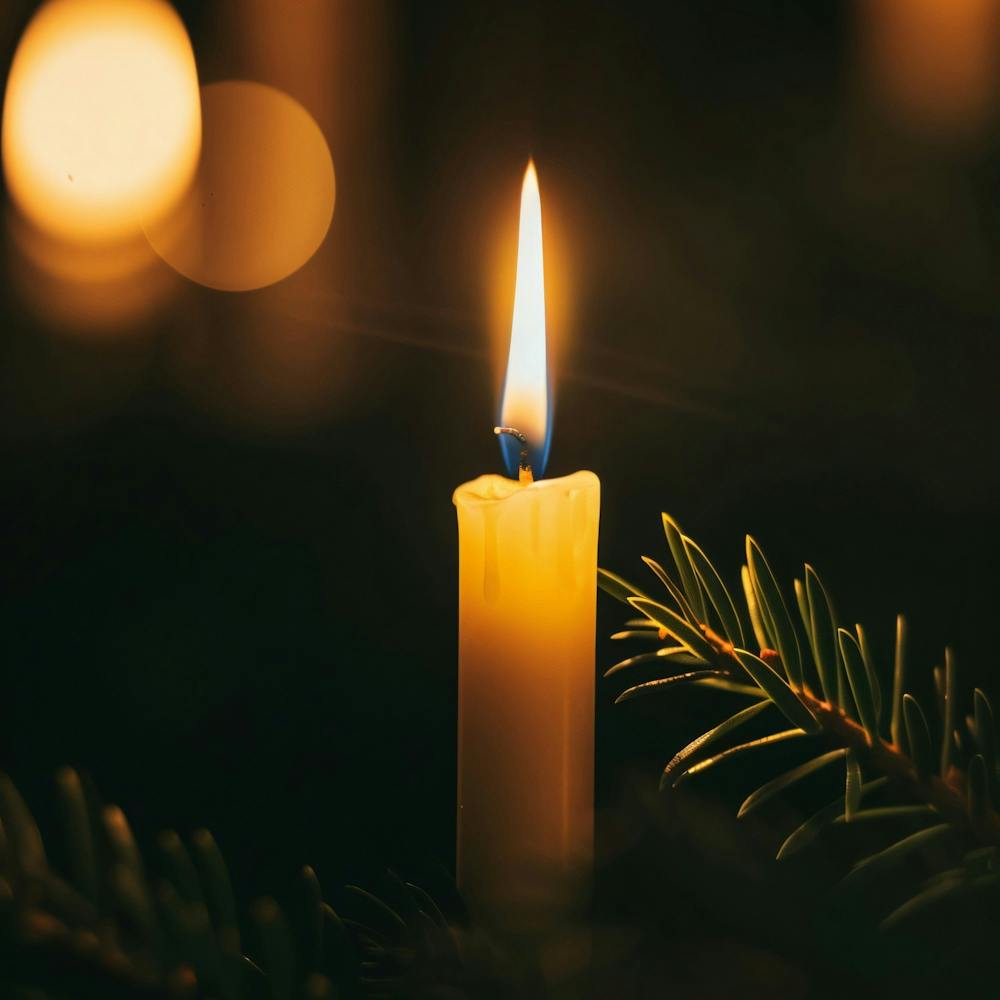 Candlelit Christmas Tree
