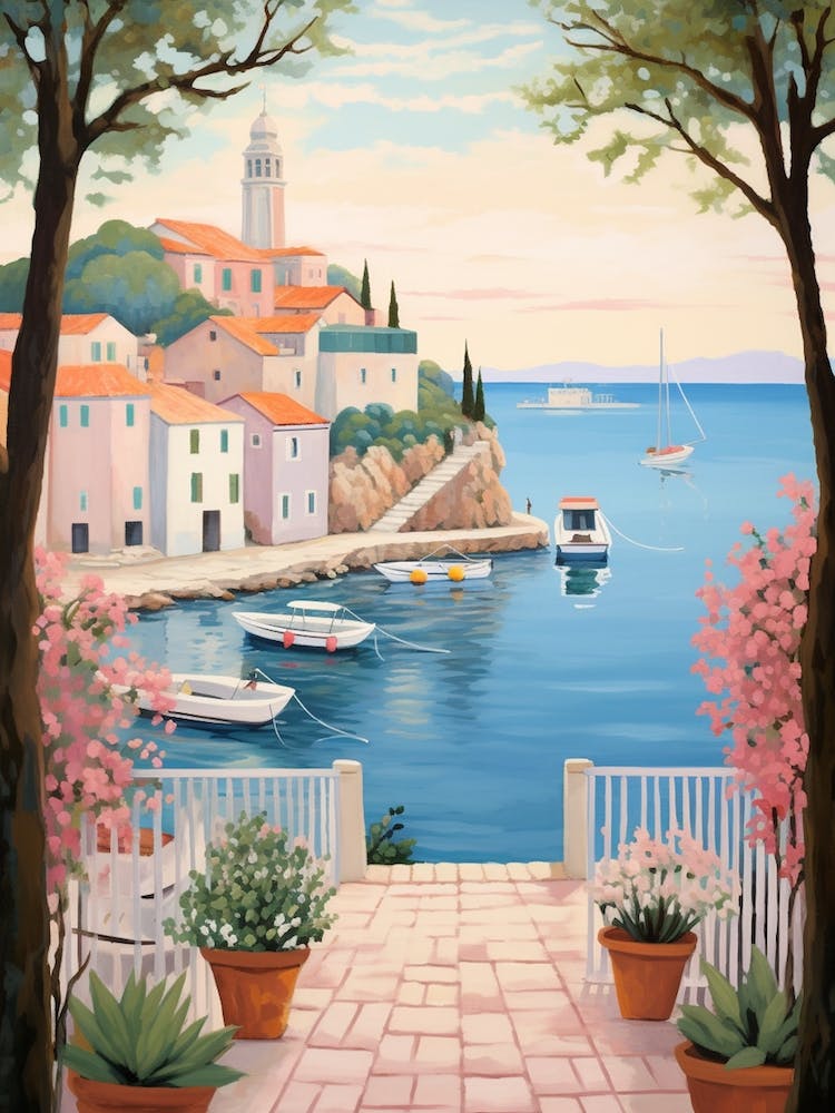 Rovinj Croatia 2 Illustration