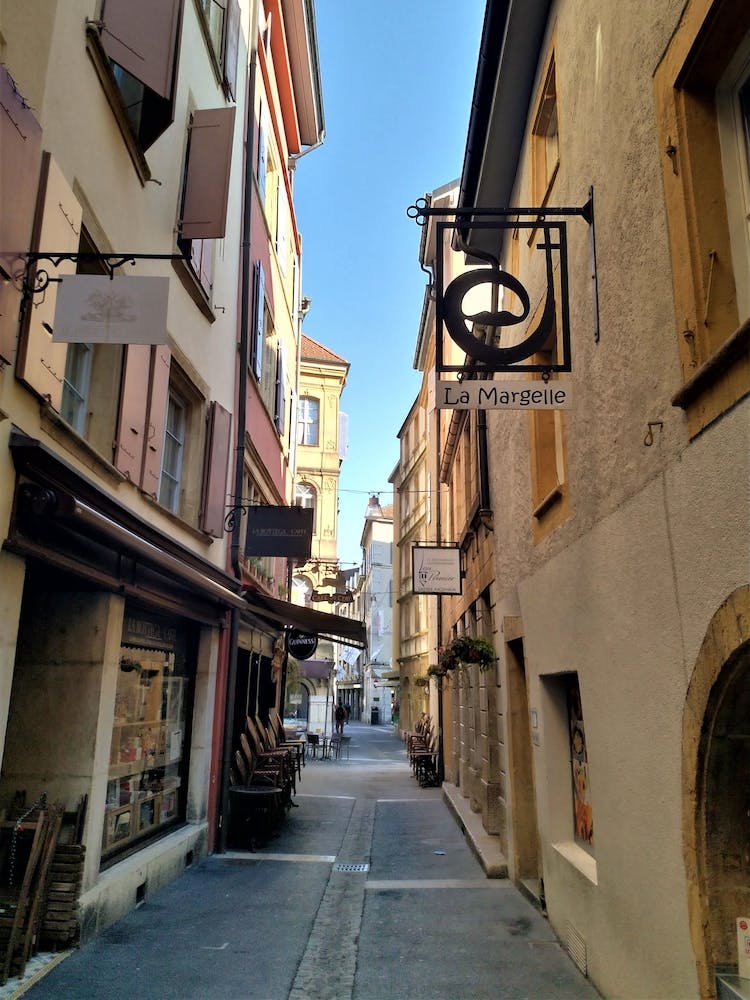 Narrow Alley in Switzerland