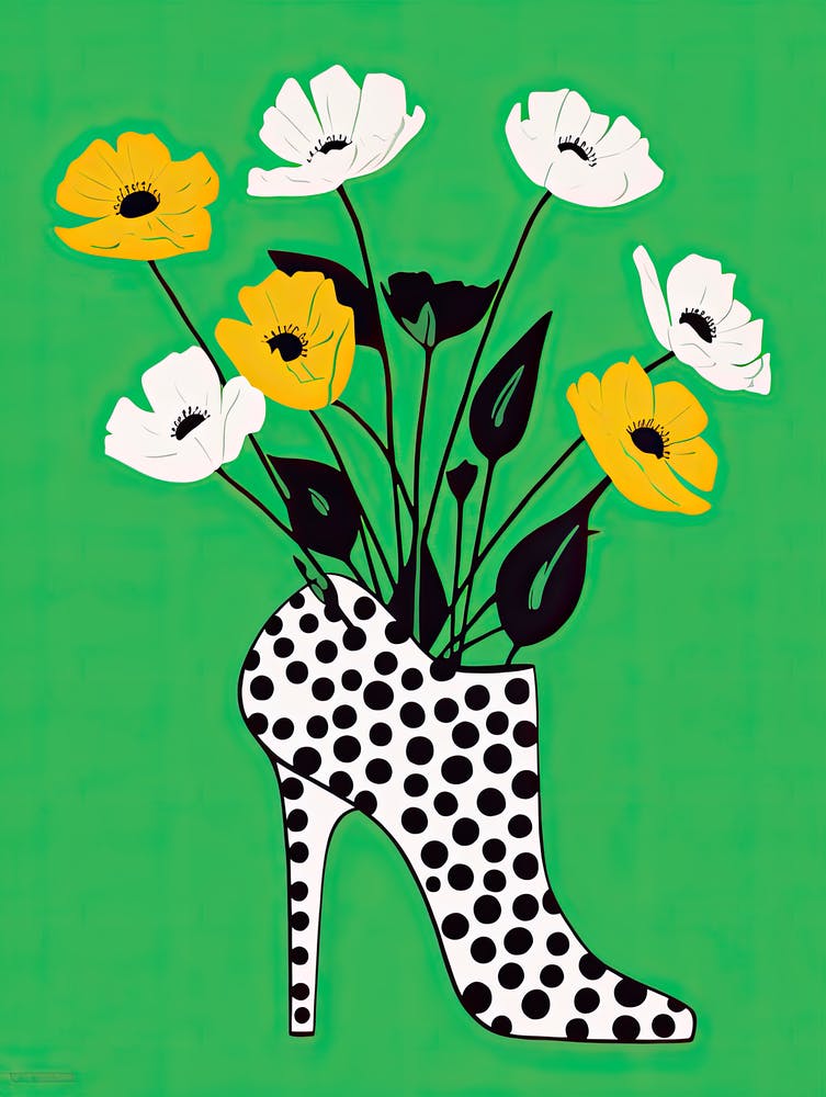 Floral Harmony: Shoe Garden Delight