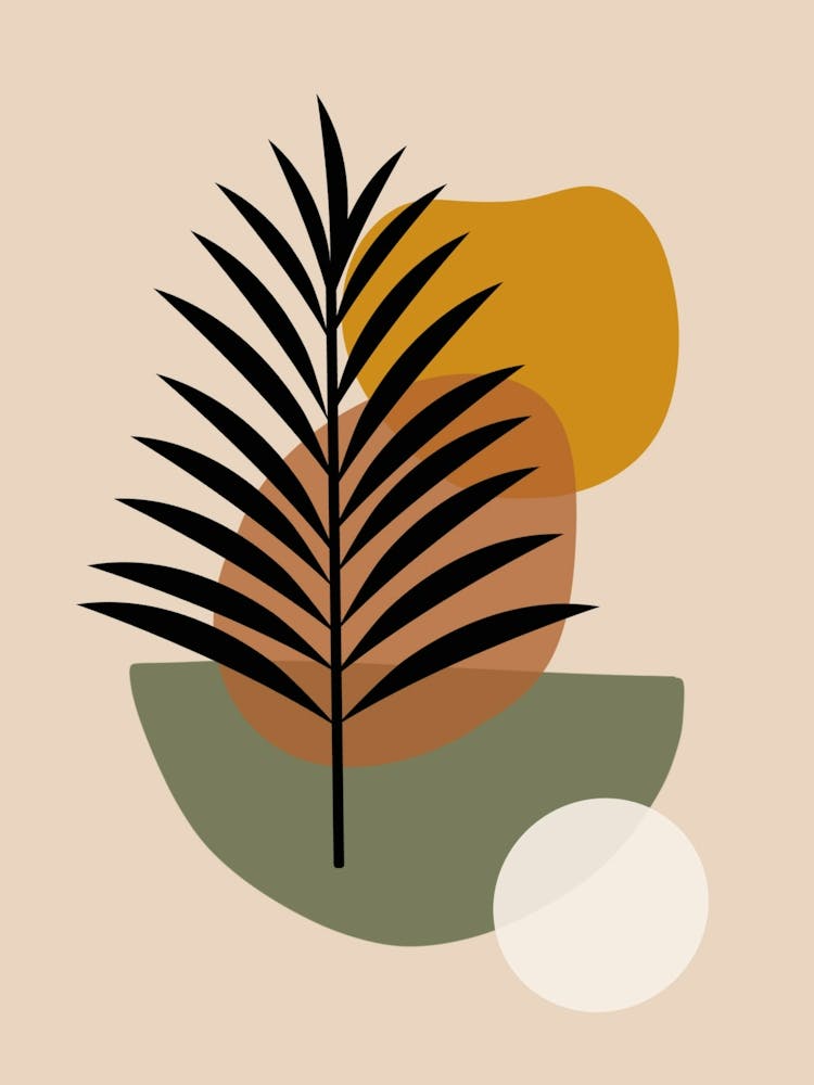 Palmier Abstrait