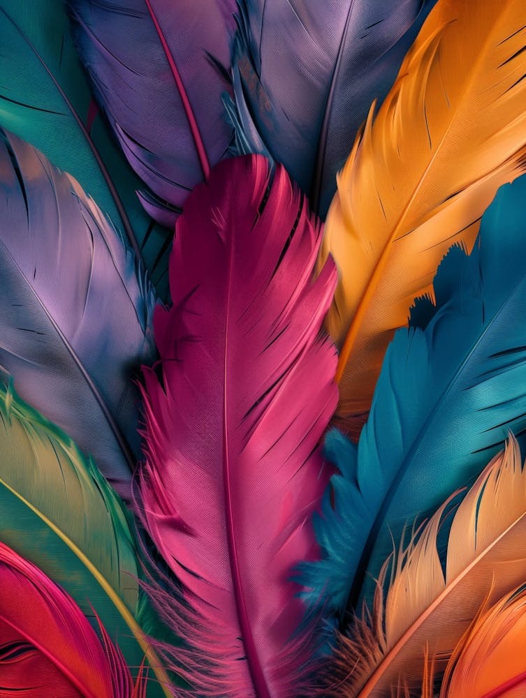 Colorful Feathers 9