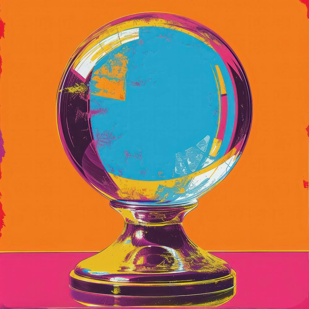 Crystal Ball Pop Art 1