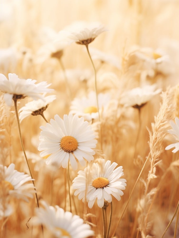 Boho Dried Flowers Oxeye Daisy 2