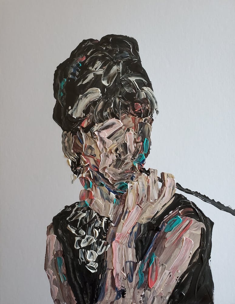 Hepburn Abstract Portrait