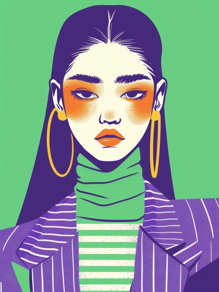 Asian Fashion Illustration 1