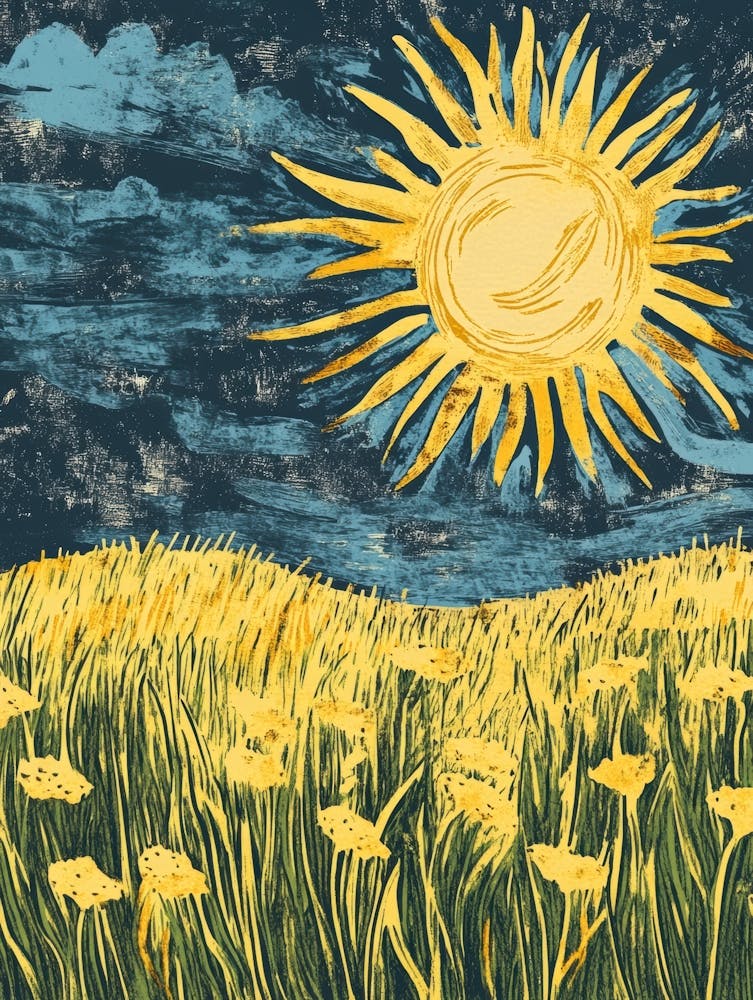 Sunflowers In The Field