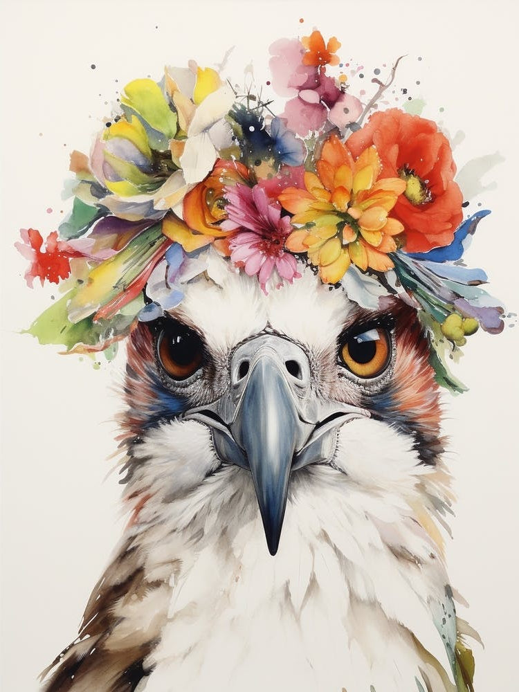 Bird With A Flower Crown Osprey 1