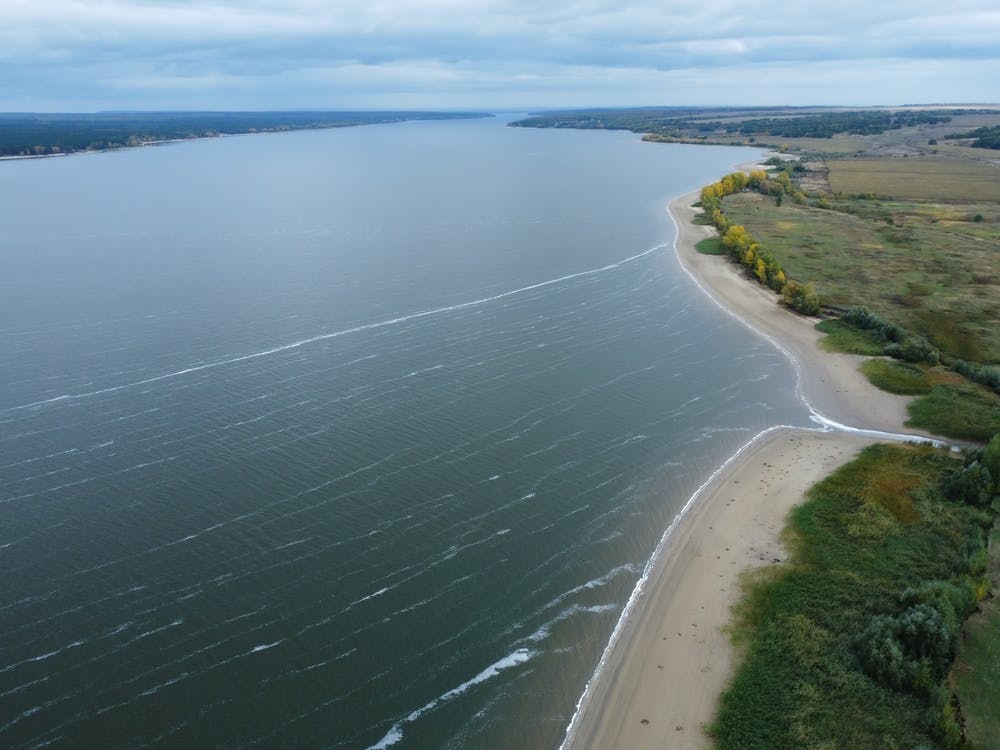 Togliatti Volga River, Kuybyshev Reservoir. River