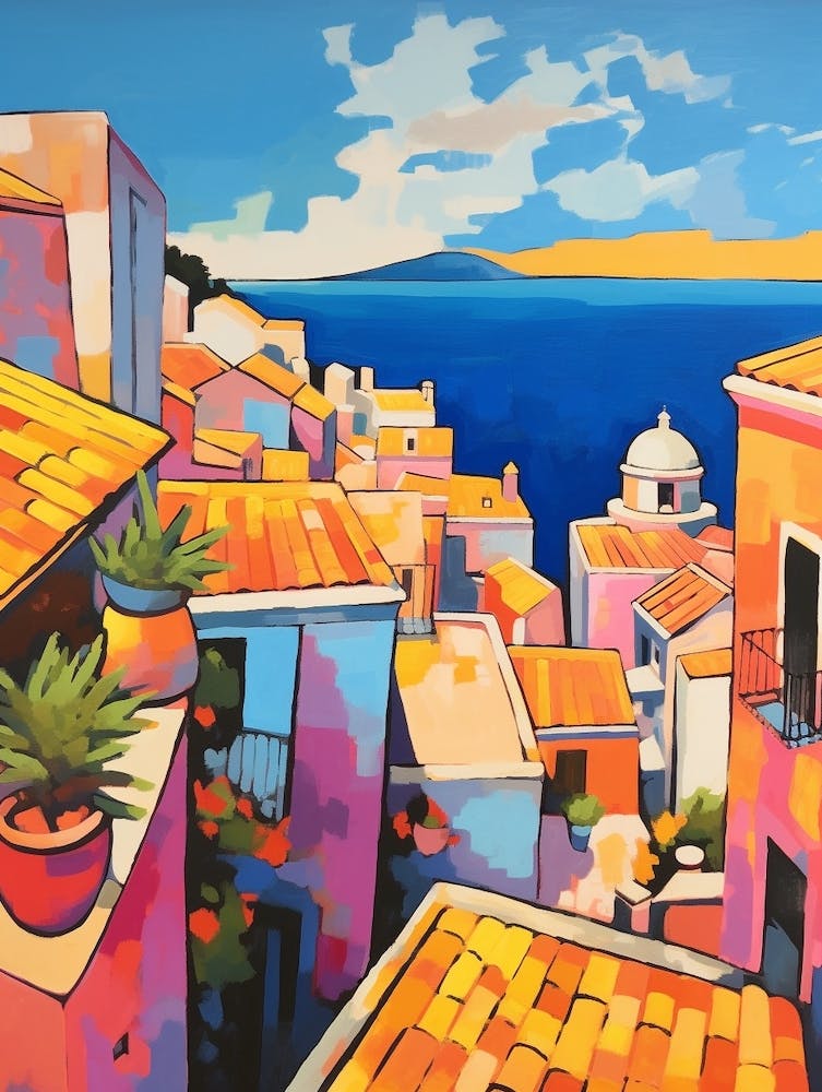 Dubrovnik Croatia 7 Fauvist Painting