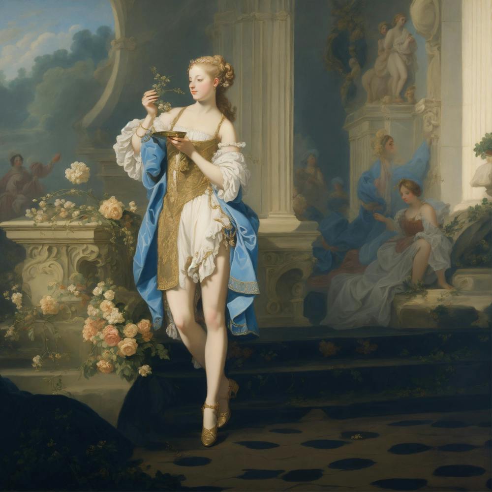 Lady In Blue