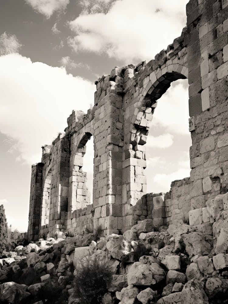 Byblos, Lebanon, Black And White Photography 2