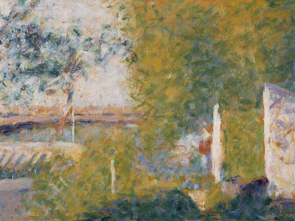 The Bridge At Bineau (1859–1891), Georges Seurat