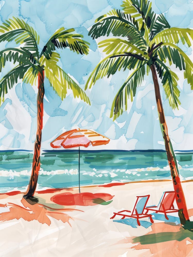 Travel Poster Happy Places Miami Beach 3
