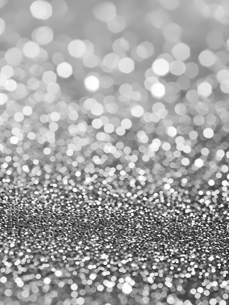 Black And White Glitter Background