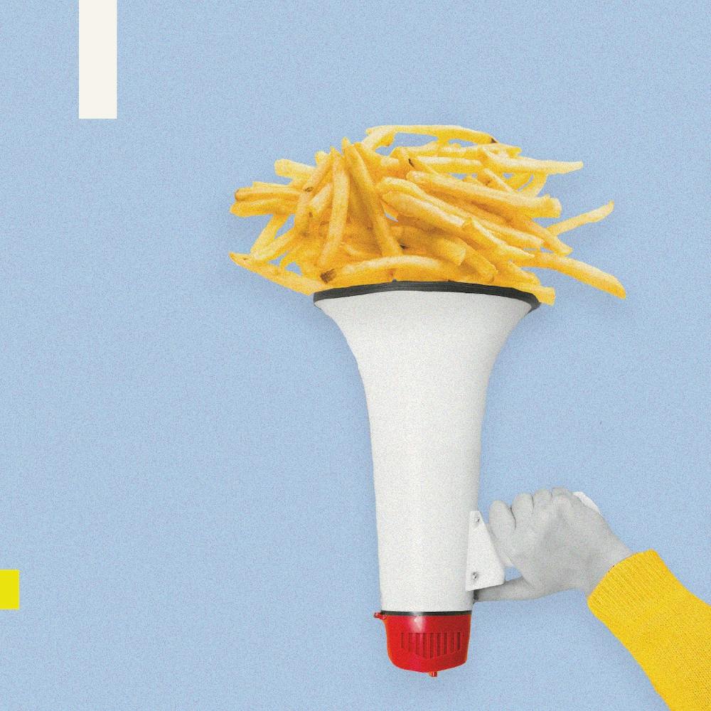 French Fries In A Megaphone
