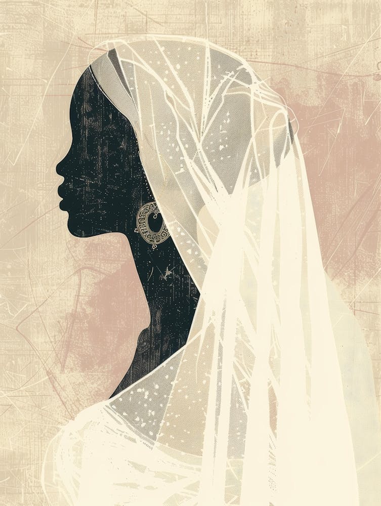 Silhouette Of A Bride