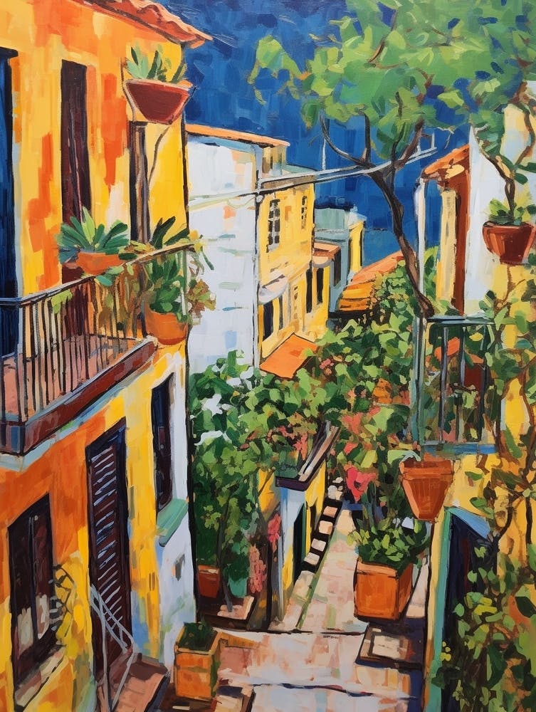 Palermo Italy 2 Fauvist Painting