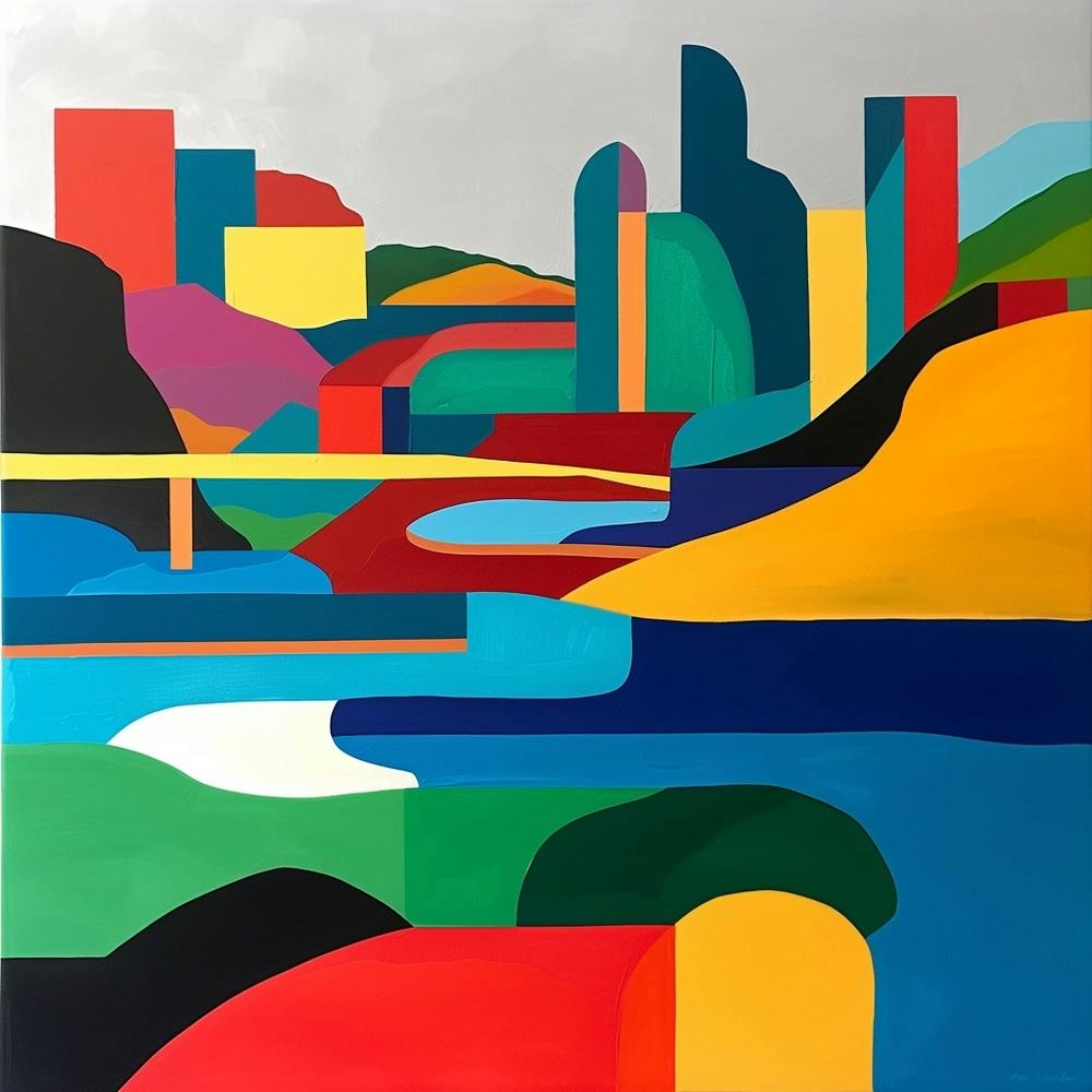 Abstract Park Collection Gas Works Park Seattle 1