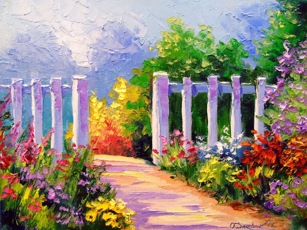 Flowering in the yard 1