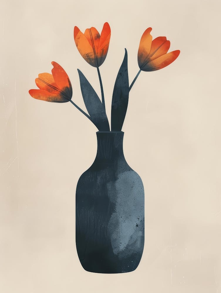 Tulips In A Vase 35