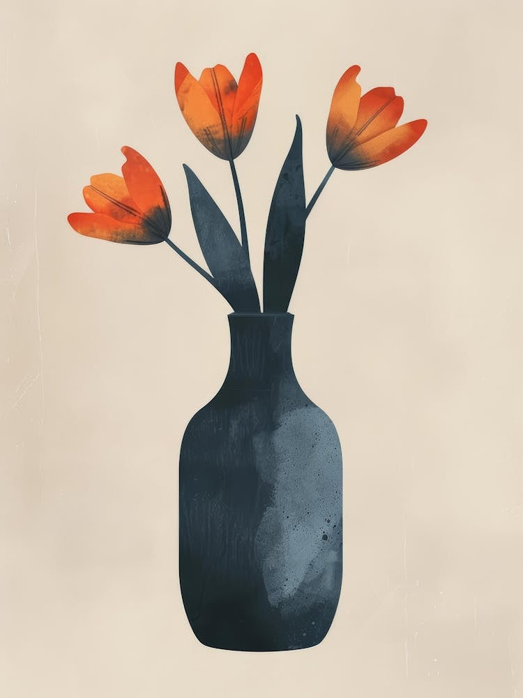 Tulips In A Vase 35