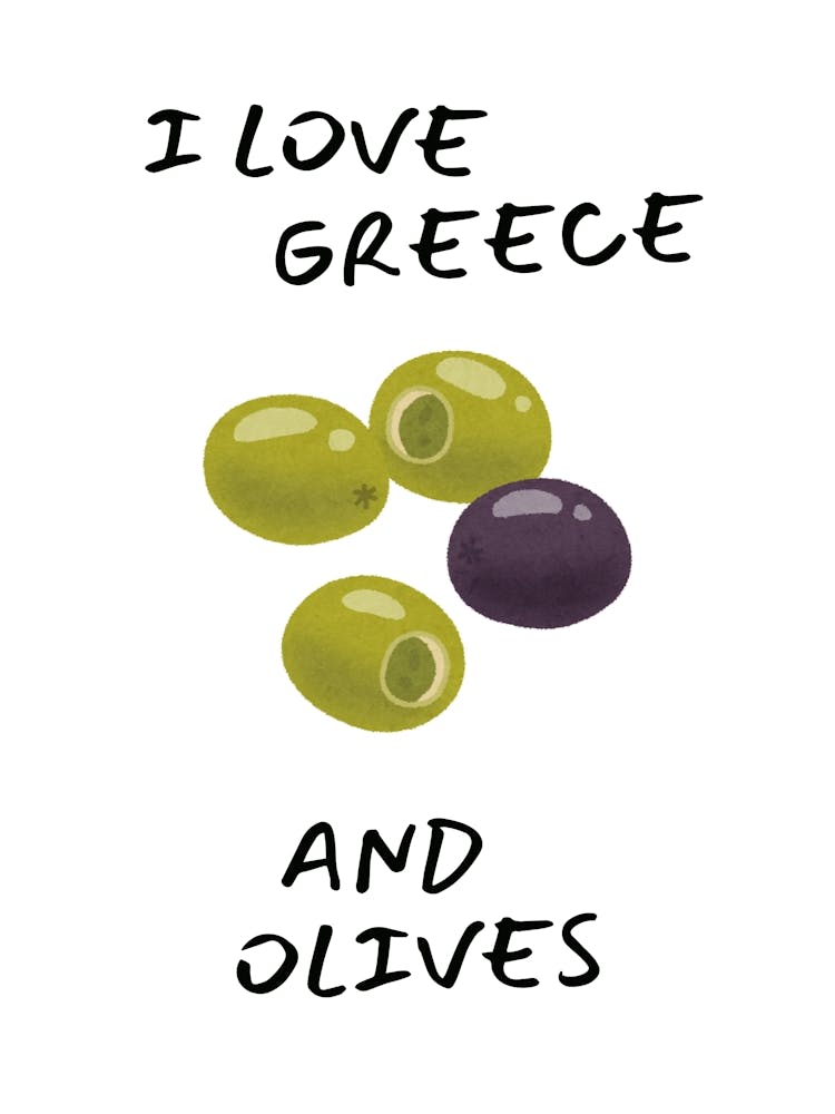 Greece and olives