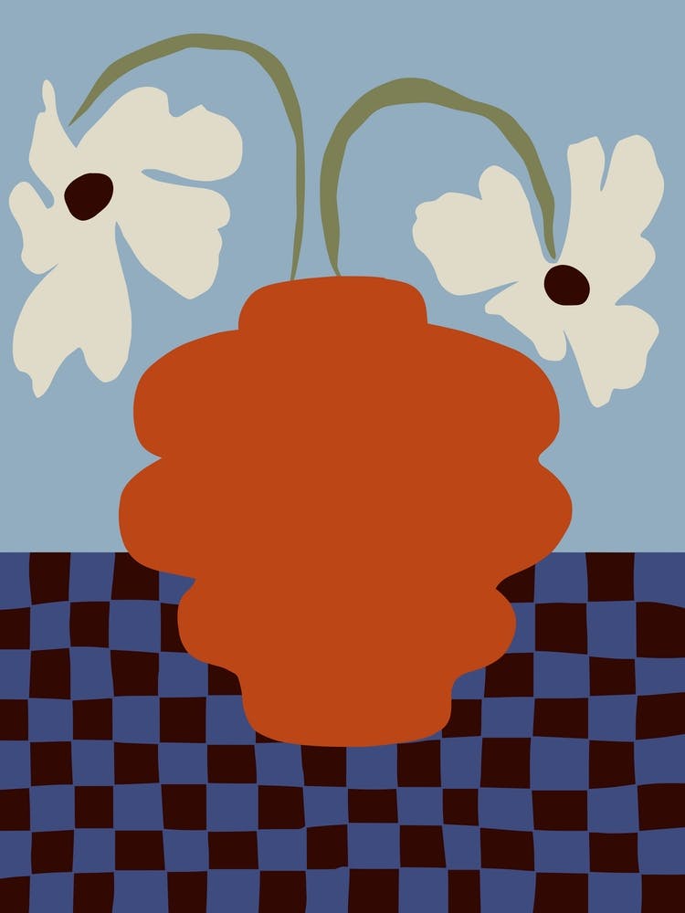 Blooming _Drop and checkerboard