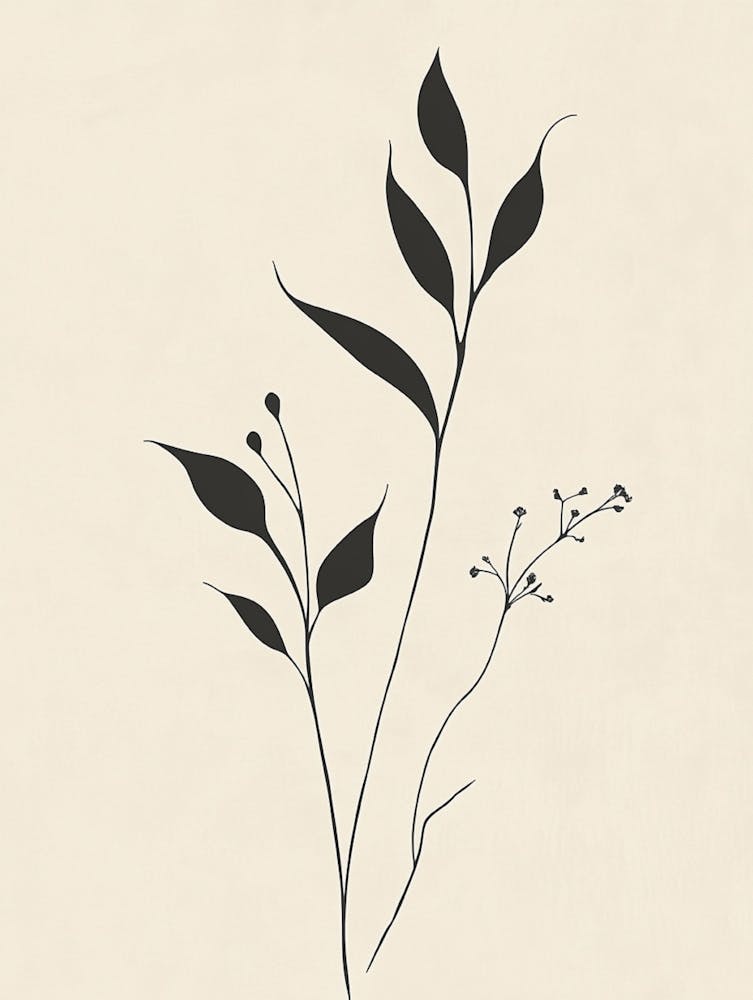 Leaf And A Flower