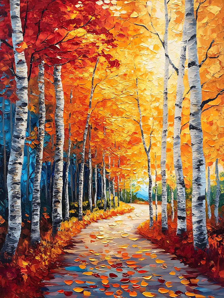 Beautiful Autumn Painting 14