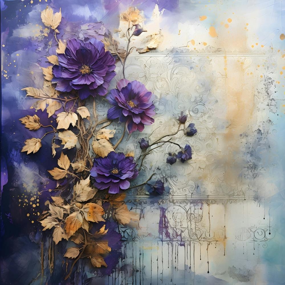 Vintage Moody Flowers 6