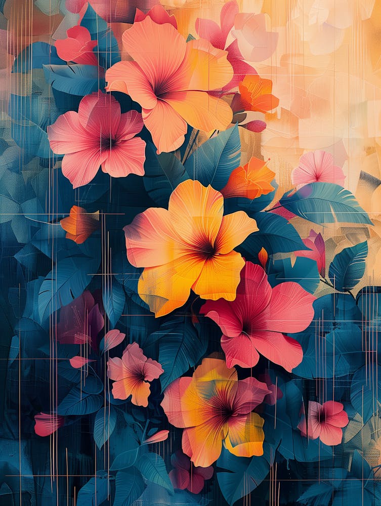 Abstract Flower Painting 2