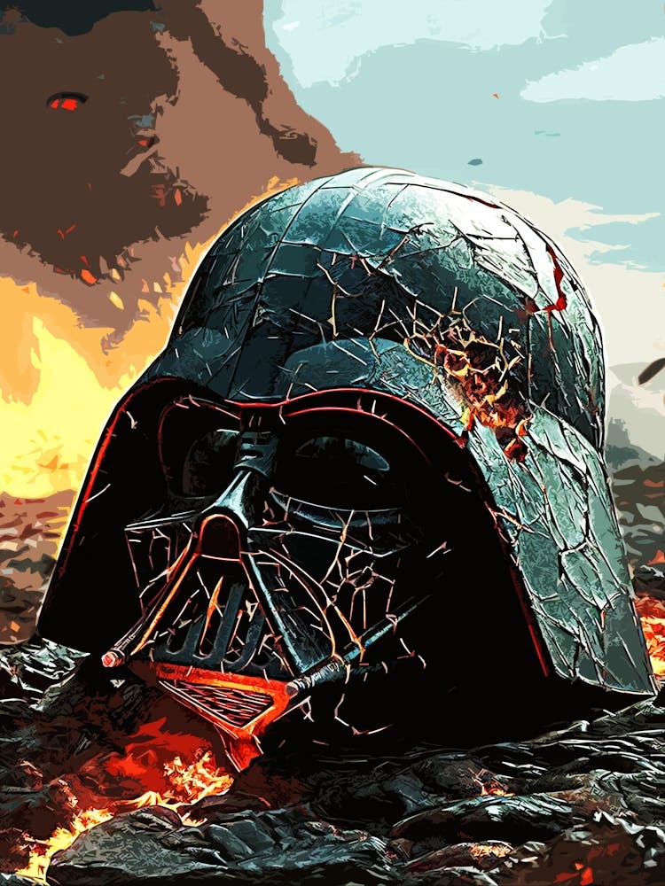 Darth Vader Painting Star Wars movie