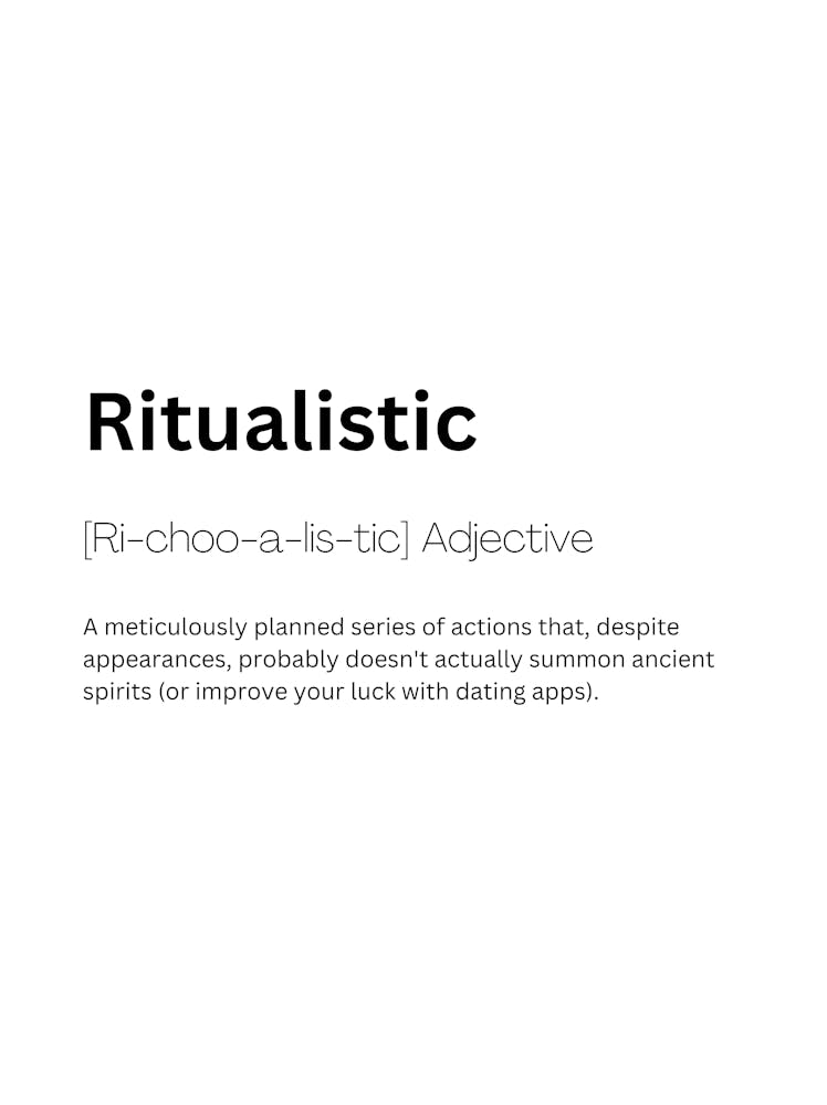 Ritualistique Définition Signification