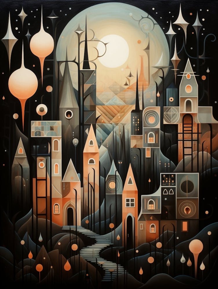 Whimsical Abstract Geometric Shapes 7